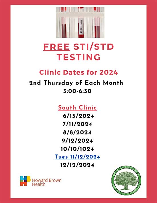 Free STI Testing South Clinic